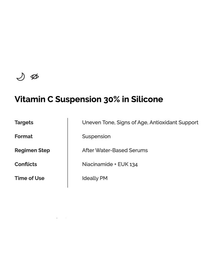 The Ordinary Vitamin C Suspension 30 in Silicone ( 30ml ) Lanick Store